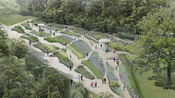 Siegerentwurf für den geplanten Jüdischen Garten in den Gärten der Welt